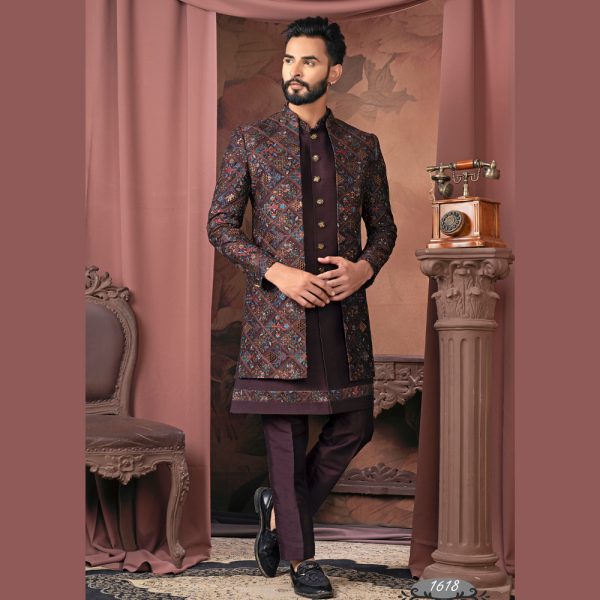 Sherwani, designer sherwani, safa pagari, indo, indowestern, Suits, jodhpuri, menssuit, kurtaset, wedding, weddingwear, Ethnicwear, groom, groomsherwani, groomwear, bride, bridalwear, latest sherwani,