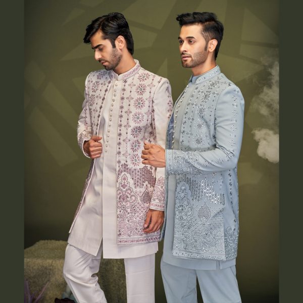 Bridalwear , Bride , Designer Sherwani , Ethnicwear , Groom , Groomsherwani , Groomwear , Indo , Indowestern , Jodhpuri , Kurtaset , Latest Sherwani , Menssuit , Safa Pagari , Sherwani , Suits , Wedding , Weddingwear