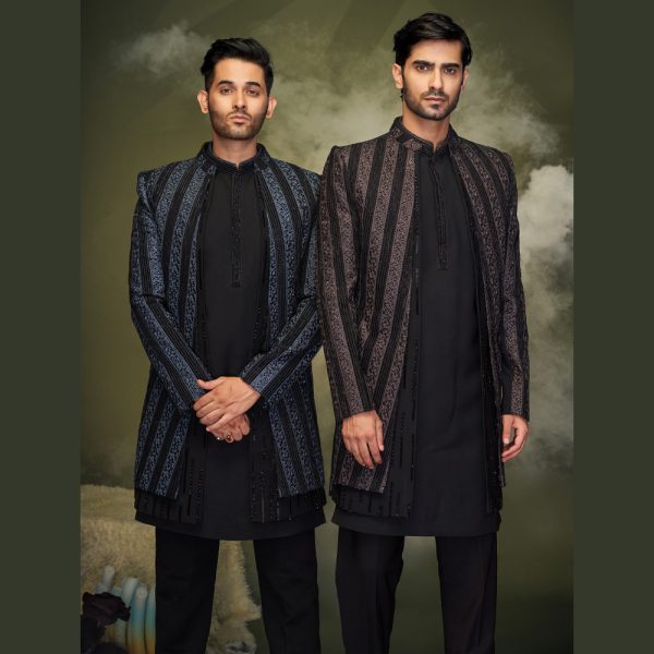 Bridalwear , Bride , Designer Sherwani , Ethnicwear , Groom , Groomsherwani , Groomwear , Handwork , Indo , Indowestern , Jodhpuri , Kurtaset , Latest Sherwani , Menssuit , Safa Pagari , Sherwani , Suits , Wedding , Weddingwear