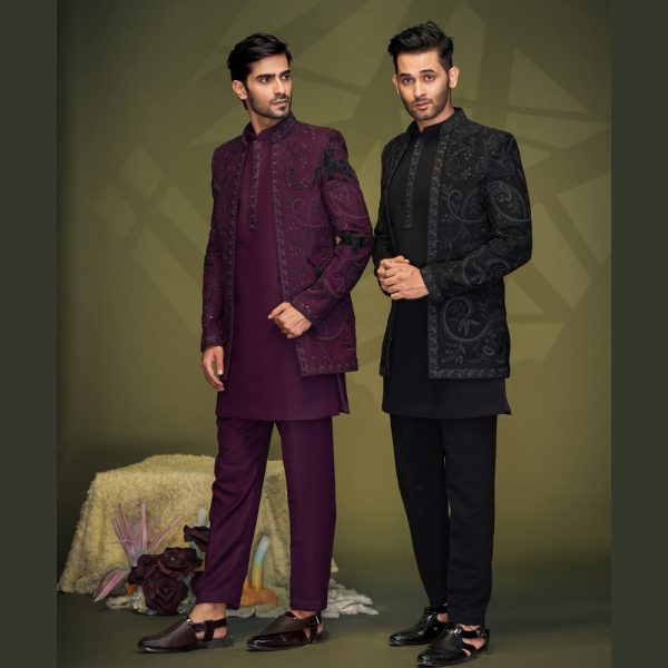 Bridalwear , Bride , Designer Sherwani , Ethnicwear , Groom , Groomsherwani , Groomwear , Handwork , Indo , Indowestern , Jodhpuri , Kurtaset , Latest Sherwani , Menssuit , Safa Pagari , Sherwani , Suits , Wedding , Weddingwear