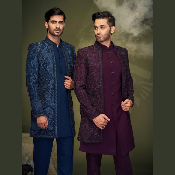 Bridalwear , Bride , Designer Sherwani , Ethnicwear , Groom , Groomsherwani , Groomwear , Indo , Indowestern , Jodhpuri , Kurtaset , Latest Sherwani , Menssuit , Safa Pagari , Sherwani , Suits , Wedding , Weddingwear