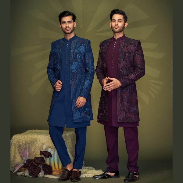 Bridalwear , Bride , Designer Sherwani , Ethnicwear , Groom , Groomsherwani , Groomwear , Indo , Indowestern , Jodhpuri , Kurtaset , Latest Sherwani , Menssuit , Safa Pagari , Sherwani , Suits , Wedding , Weddingwear