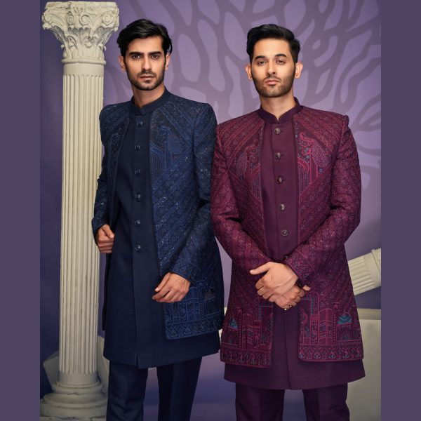 bridalwear, bride, designer sherwani, Ethnicwear, groom, groomsherwani, groomwear, indo, indowestern, jodhpuri, kurtaset, latest sherwani, menssuit, safa pagari, Sherwani, Suits, wedding, weddingwear,handwork