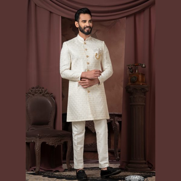 Bridalwear , Bride , Designer Sherwani , Ethnicwear , Groom , Groomsherwani , Groomwear , Indo , Indowestern , Jodhpuri , Kurtaset , Latest Sherwani , Menssuit , Safa Pagari , Sherwani , Suits , Wedding , Weddingwear,