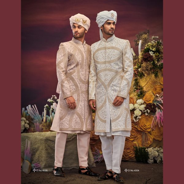 Bridalwear , Bride , Designer Sherwani , Ethnicwear , Groom , Groomsherwani , Groomwear , Indo , Indowestern , Jodhpuri , Kurtaset , Latest Sherwani , Menssuit , Safa Pagari , Sherwani , Suits , Wedding , Weddingwear