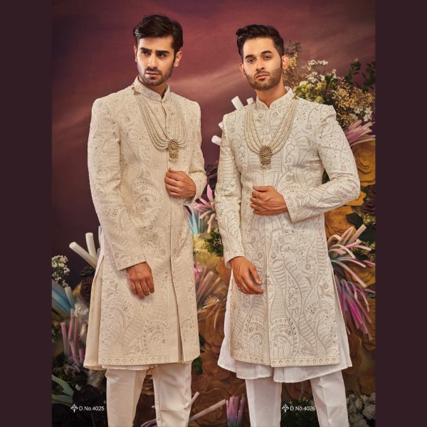 Bridalwear , Bride , Designer Sherwani , Ethnicwear , Groom , Groomsherwani , Groomwear , Indo , Indowestern , Jodhpuri , Kurtaset , Latest Sherwani , Menssuit , Safa Pagari , Sherwani , Suits , Wedding , Weddingwear